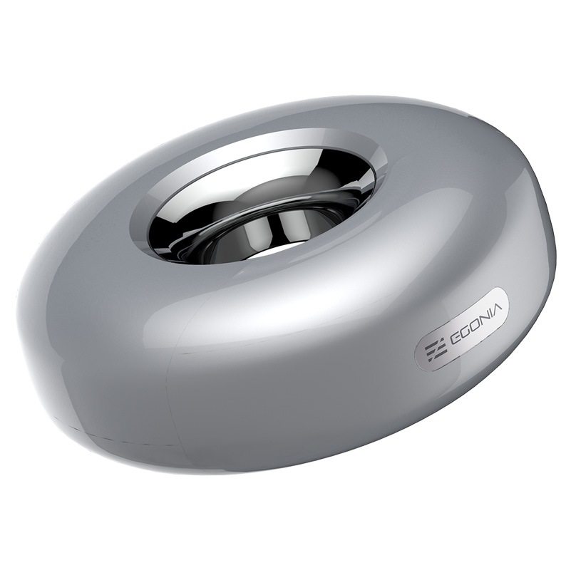 エゴニア EGONIA メンズシェーバー 回転式 MICRO TOUCH SHAVER ドーナツ型 USB充電式 EGO-501 SILVER