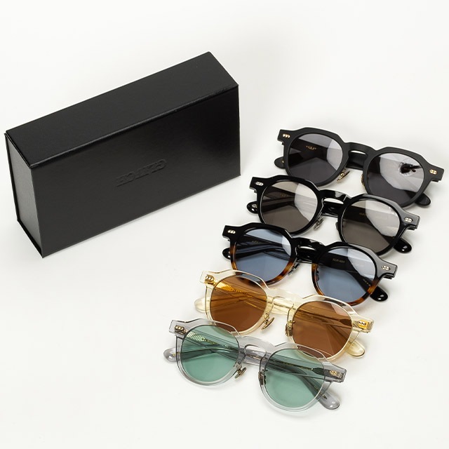 サングラス メンズ レディース 遮光 ブランド おしゃれ 大きめ uv 50代 40代 カラーサングラス ケース付き ボストン ブラック 黒 ブラウン ベージュ グレー