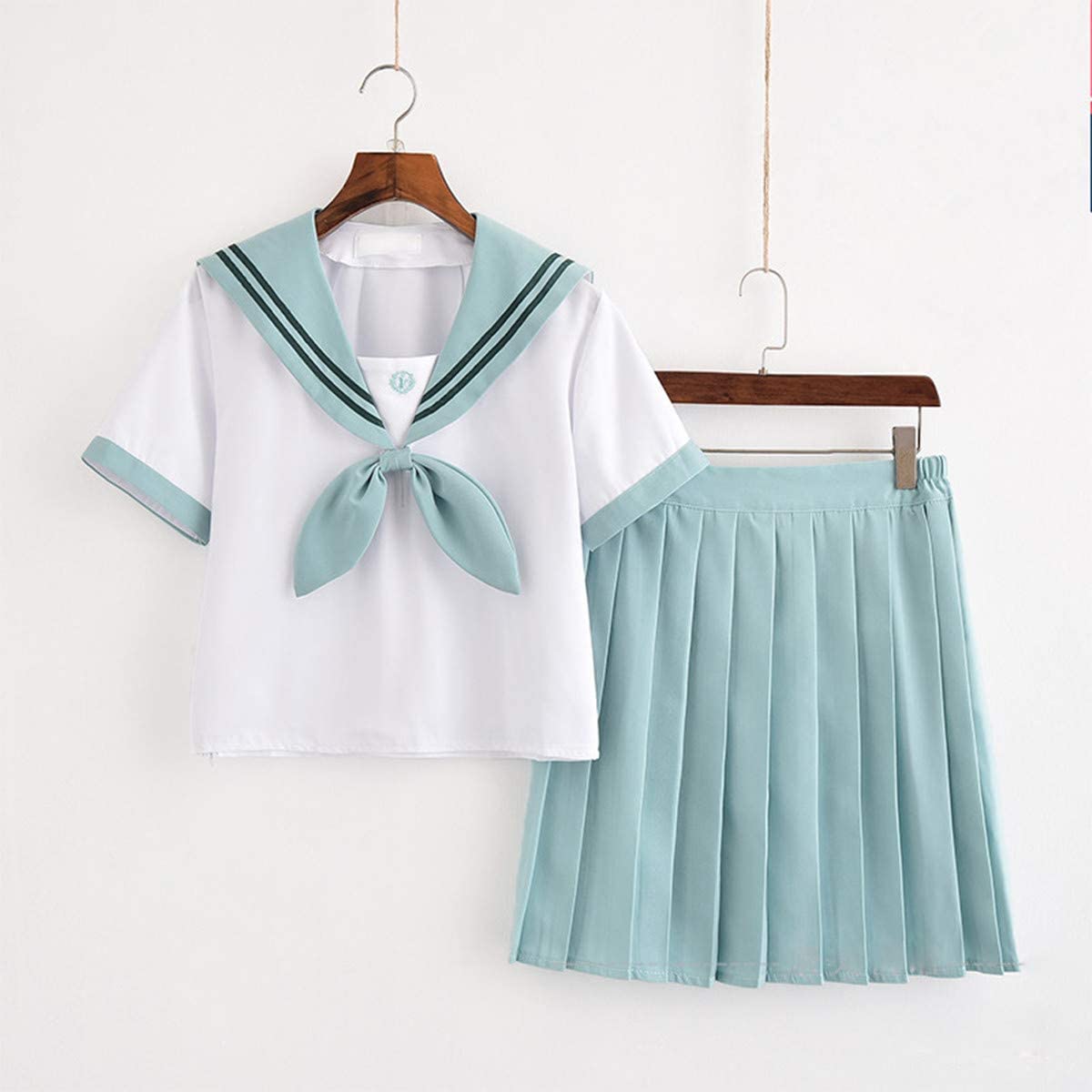 ミント セーラー服 長袖 半袖 コスプレ衣装 jk制服 可愛い 忘年会 学園祭 文化祭 本格制服 ３