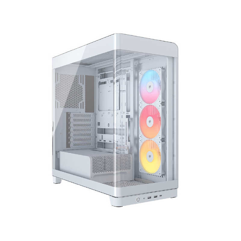 コルセア　CORSAIR　FRAME 4500X RS-R ARGB Panoramic Glass Mid-Tower White　CC-9011315-WW