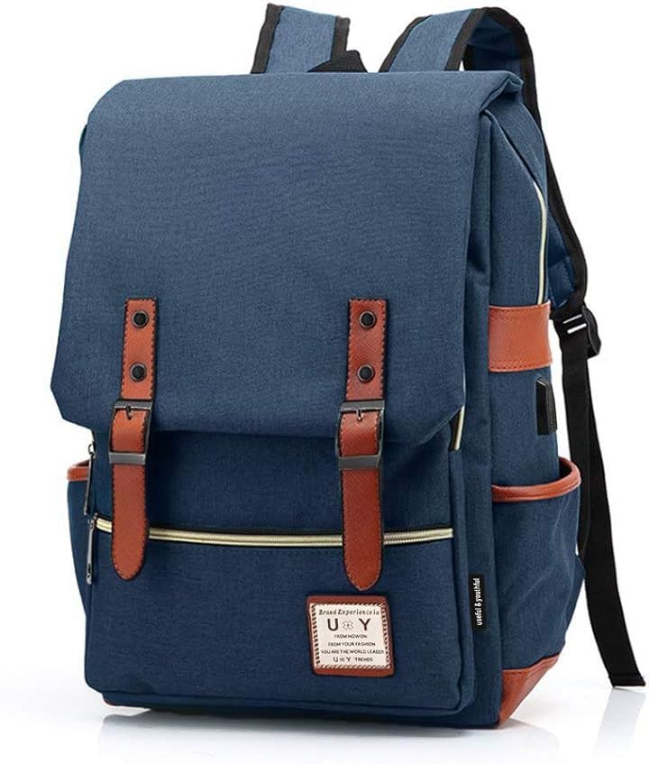 ユーワイ リュック レディース USB充電ポート付き A4サイズ対応 バックパック uy37(03.ネイビー) 5,433円