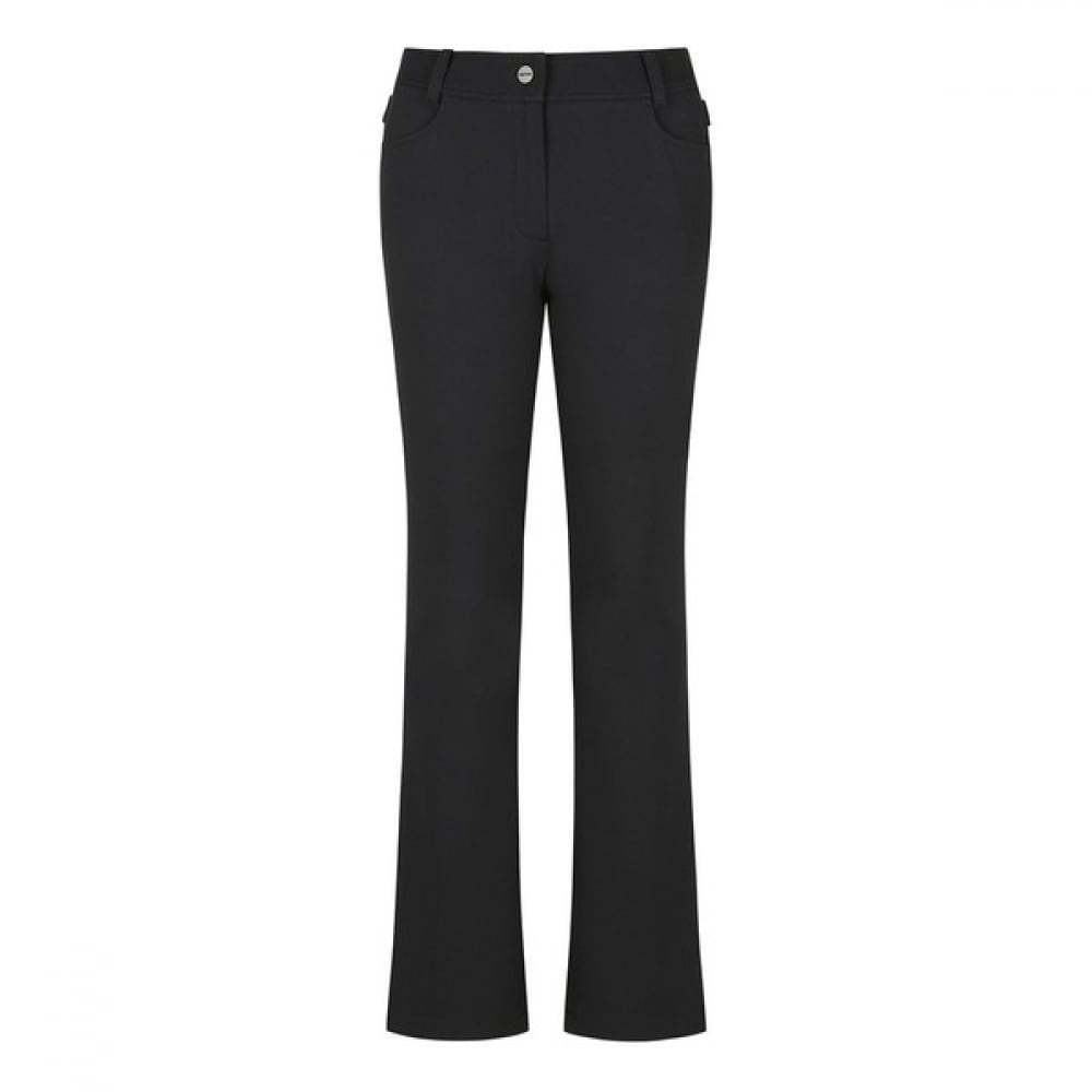 [Phantom] レディースバックポケットロゴ刺繍ストレッチブーツカットパンツ