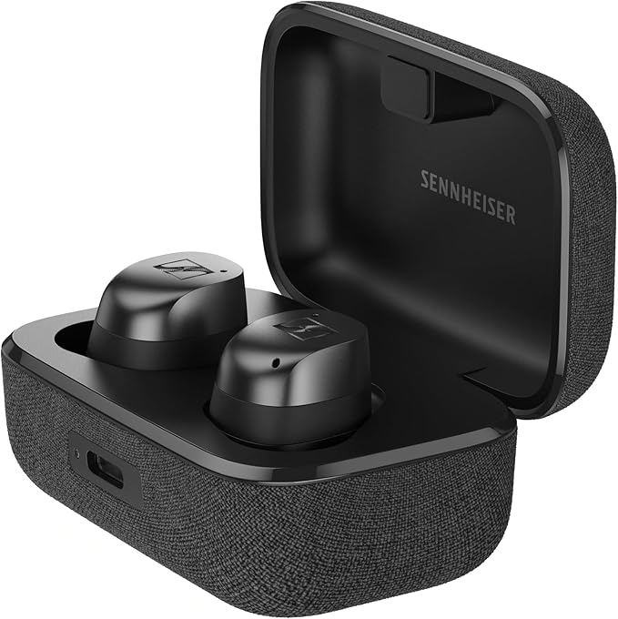 ゼンハイザー Sennheiser ワイヤレスイヤホン MOMENTUM True Wireless 4 ブラックグラファイト 高性能ドライバー 30時間再生 ハイブリッドアダプティブノイズキャンセリ 24,298円