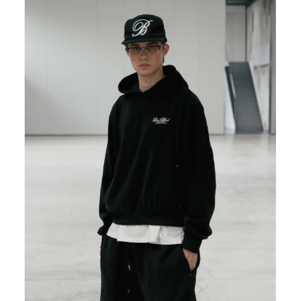 BADBLOOD classic logo hoodie black w-hde24-031
