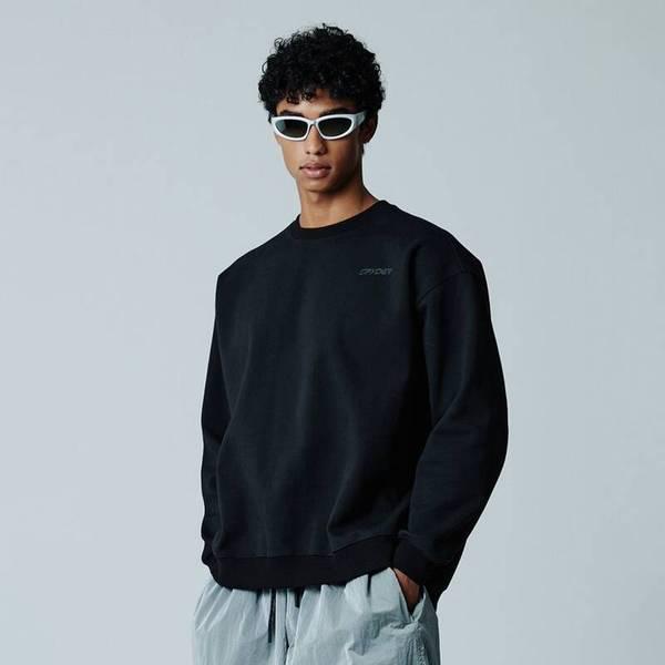 共用 the H オーバーフィット スウェットシャツ SPIFCNRL331UBLK 710058