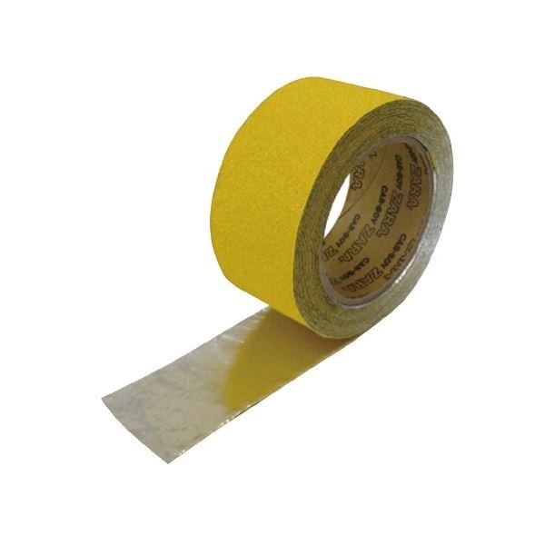 （まとめ）カーボーイ すベ止めテープザラザラ50x5イエロー[x5セット]