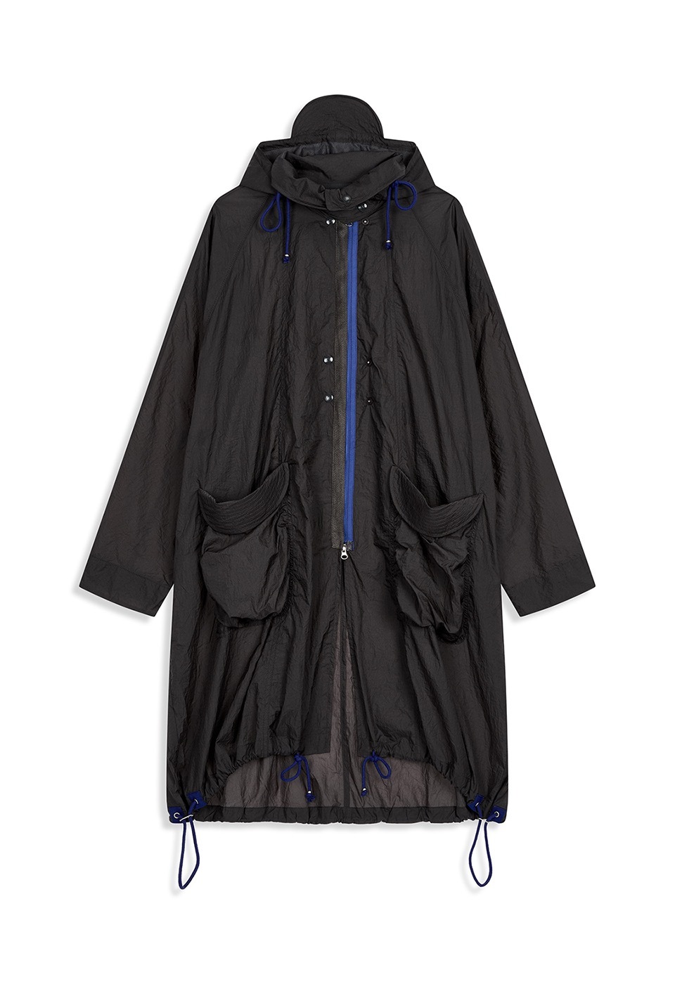 【OPEN Yy】 26SS CARGO POCKET WIND COAT : CHARCOAL