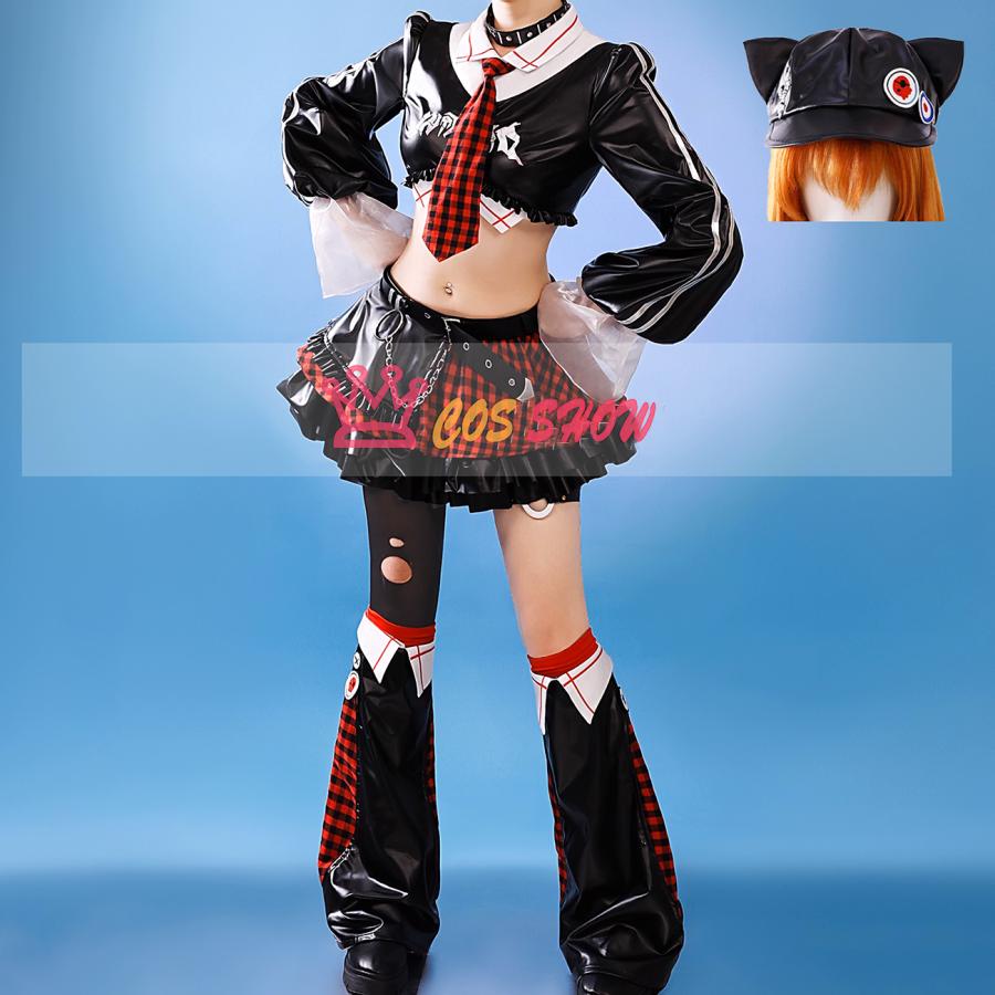 赤字販売!新世紀エヴァンゲリオン 惣流・アスカ・ラングレー ロックバンド コスプレ衣装 cosplay 仮装 イベント ステージ服 舞台 ハロウィン クリスマス 学園祭