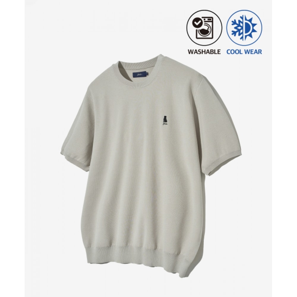 エールコンフォートクールラウンドニットウォームグレー