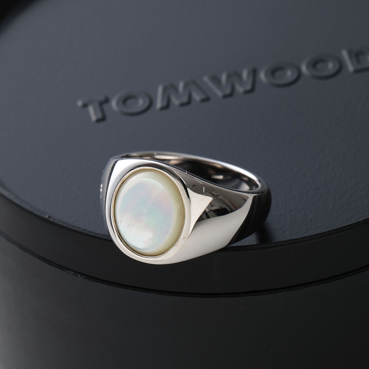 TOMWOOD トムウッド リング Kim Ring White MOP 101513 レディース オーバル マザーオブパール シルバー925 指輪 アクセサリー シルバー