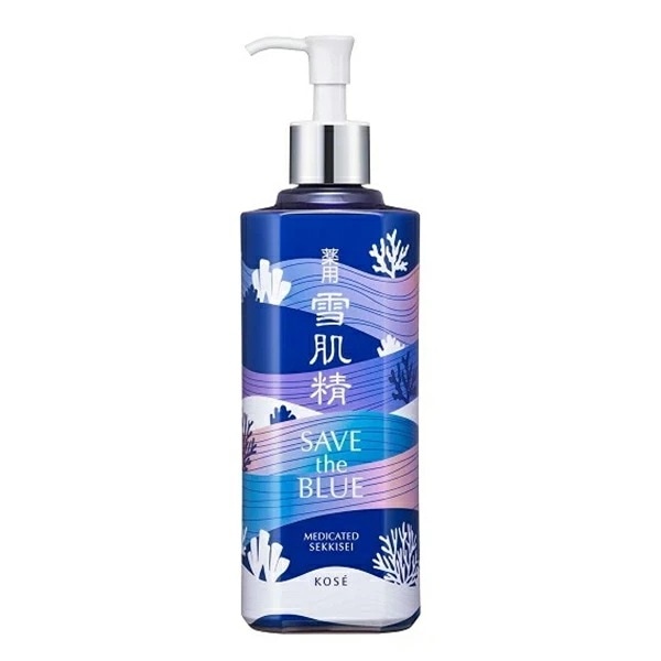KOSE コーセー 薬用雪肌精SAVEtheBLUEデザイン（ディスペンサー付ボトル） 500mL （限定） 6,752円