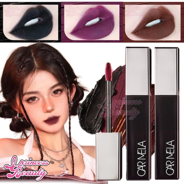 Qoo10] AGAG リップ 7TYPE リップグロス 黒リッ