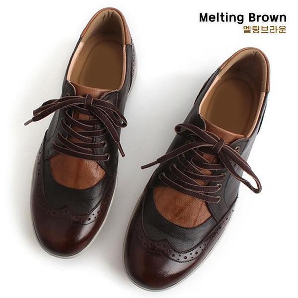 男性カジュアル牛革靴スニーカーD17