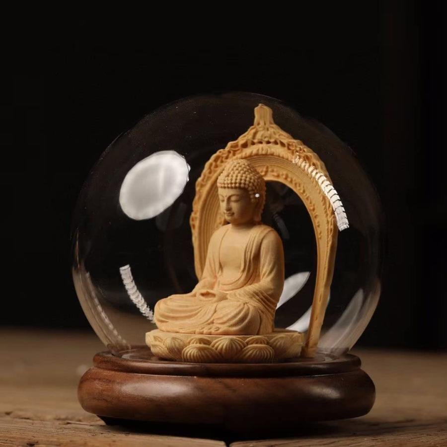 仏像 釈迦如来 曹洞宗 臨済宗 木彫り 仏像 置物 如来像 座像 オブジェ 厄除け 開運 水 縁起物