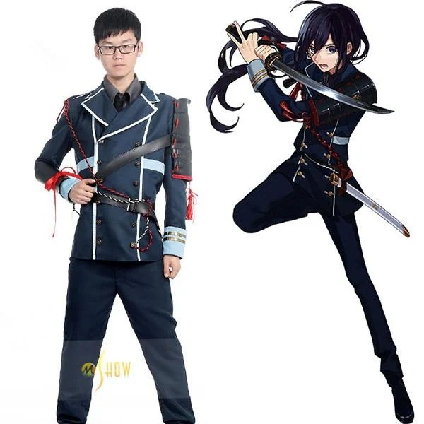 コスプレ ハロウィン 刀剣乱舞 鯰尾藤四郎 コスプレ衣装mzx18702