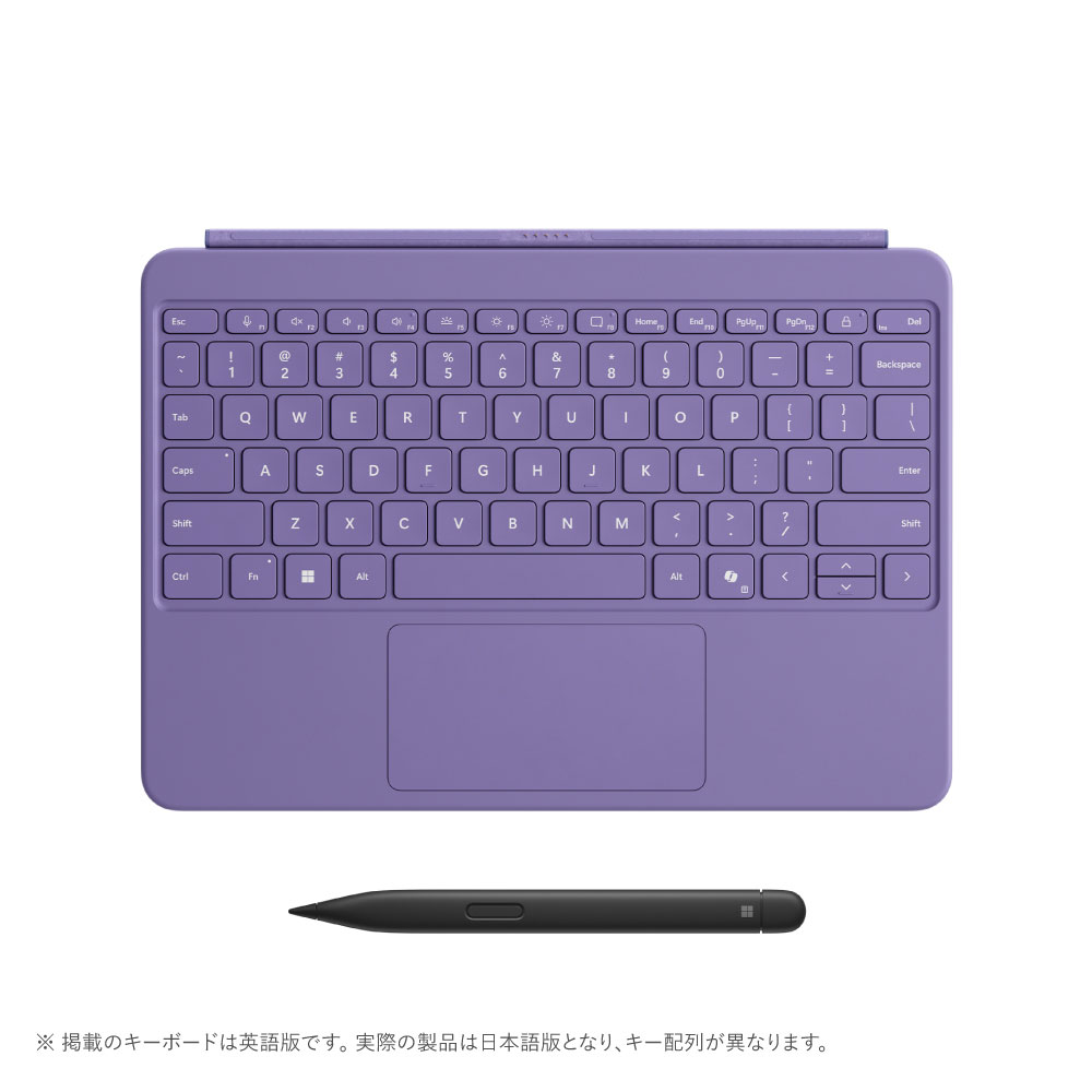 マイクロソフト EP2-33103 Surface Pro 12 インチ キーボード（スリム ペン付き）バイオレット EP233103KBペンツキVL