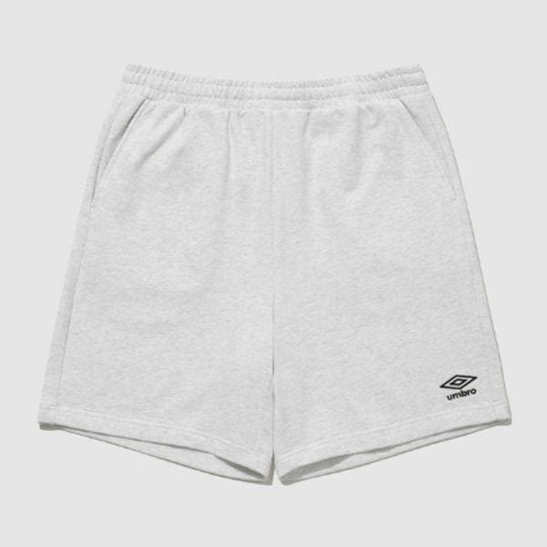 O エッセンシャル スウェット ショーツ 4.5部 ホワイト メランジ UQ123CHP19WMG 931546
