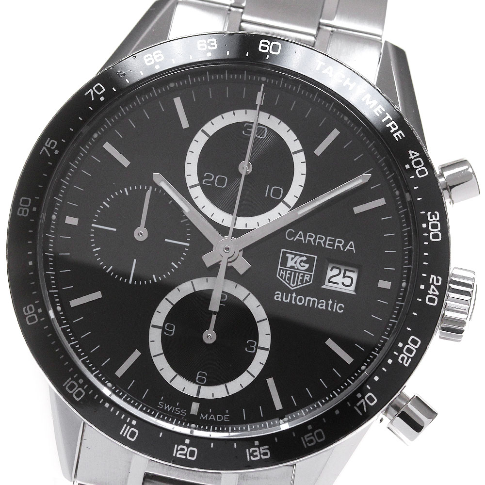 タグホイヤー TAG HEUER CV2010 カレラ クロノグラフ 自動巻き メンズ _861311【中古】
