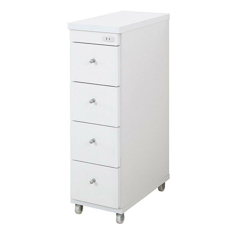 すき間ワゴン 幅25cmx奥行44cm RSW-2544W