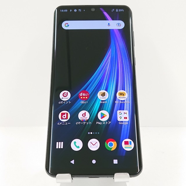 AQUOS zero2 SH-01M ドコモ アストロブラック 送料無料 本体 c08239 【中古】