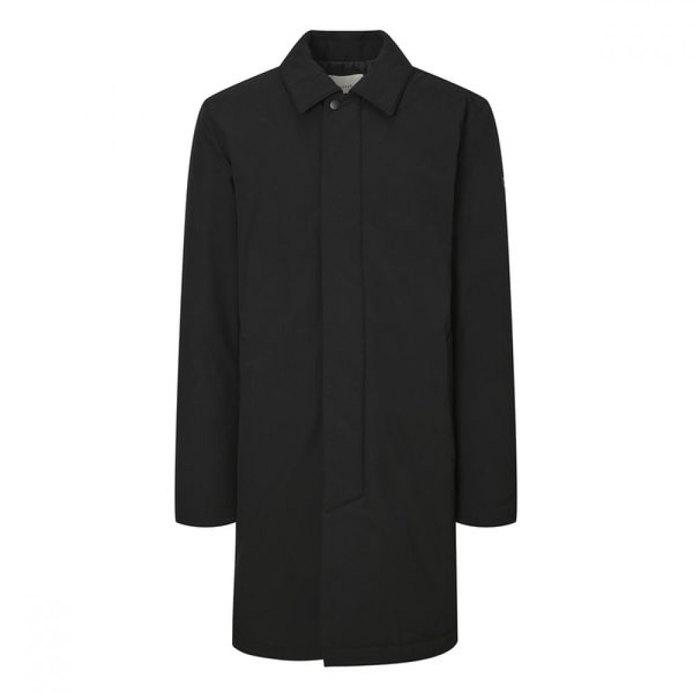 [ヘッジズ] 24FW ブラックソリッドハーフコート WHCO4D460BK