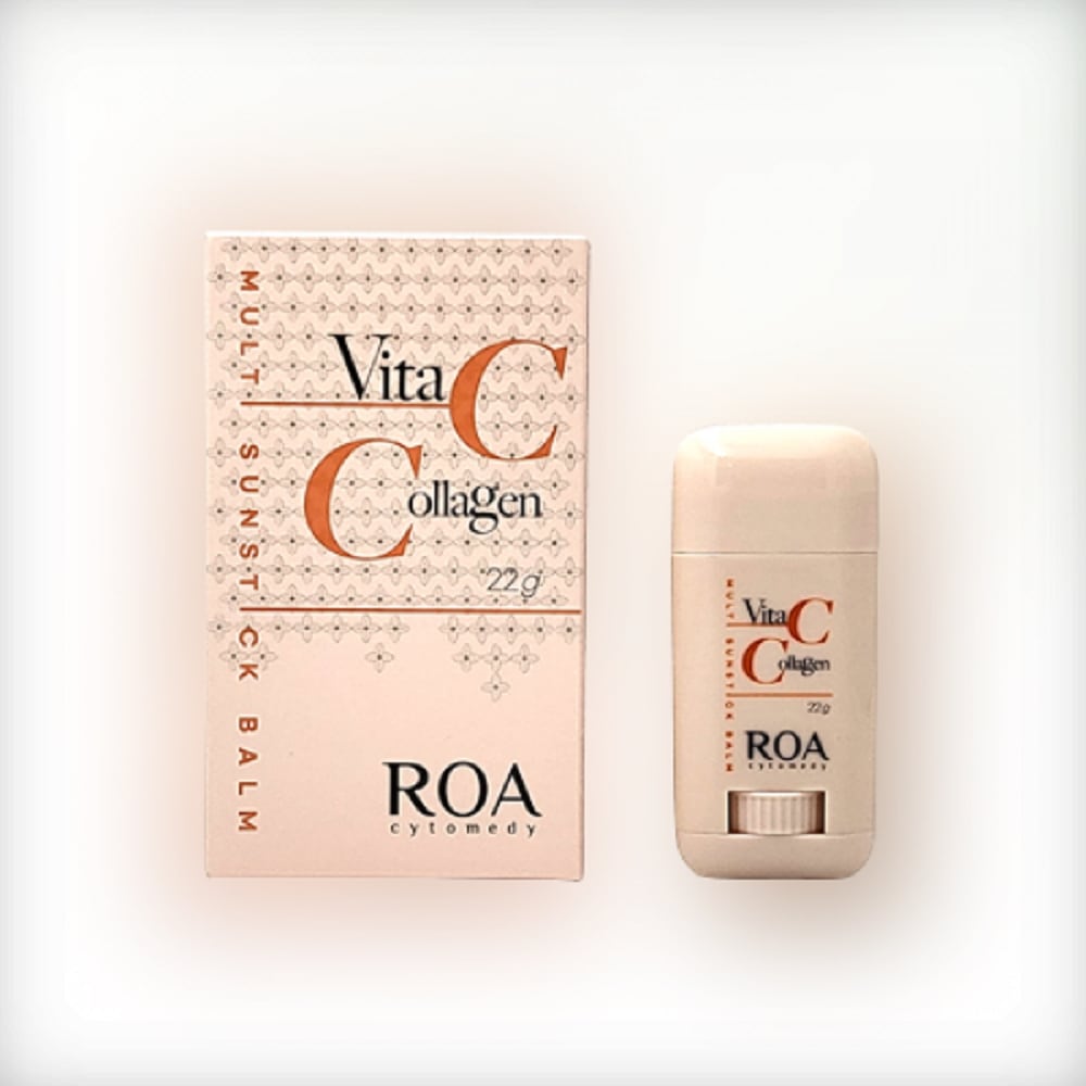 韓国-KBEAUTY- ビタC コラーゲン マルチ サンスティック バーム 22g ベタつき 白濁現象なし 携帯用 サンスティック-K COSMETICS