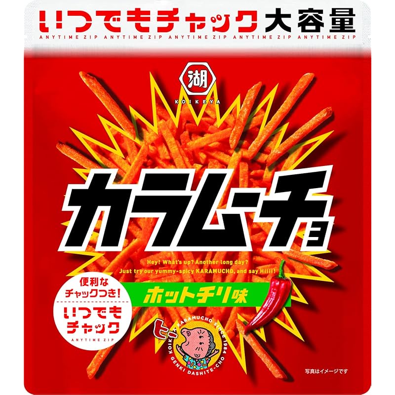湖池屋 いつでもチャック スティックカラムーチョ チリ味 140g×12袋