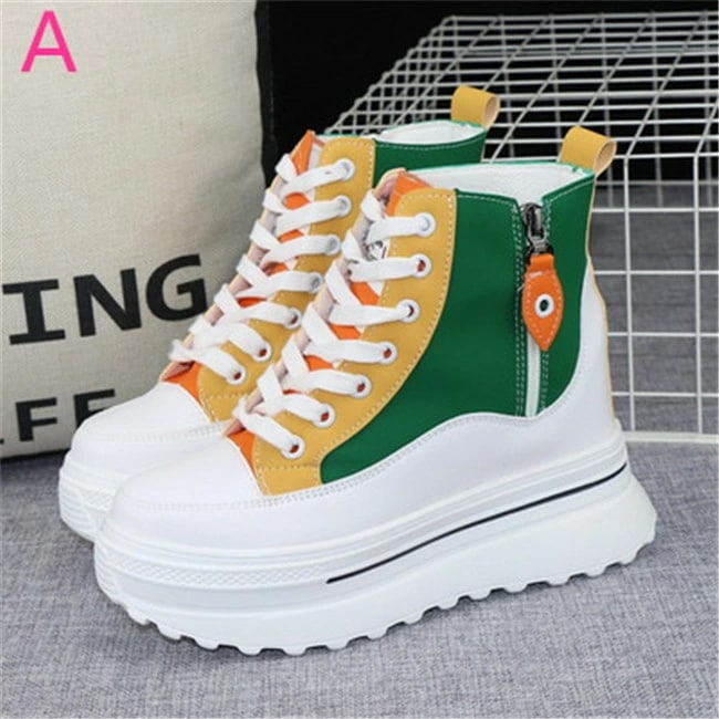 2色入荷 10cmヒール　レディーススニーカー　インヒール　厚底　ローカット　カジュアル　レディース　スニーカー　女の子　運動　靴　シューズ　女性　春 夏 秋 冬　新作