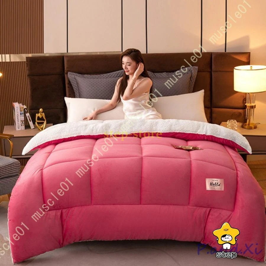 最短出荷 掛け布団 可愛い シングル ダブル かけ布団 冬用 掛けふとん 掛け毛布 厚手 キルトケット マイクロファイバー 抗菌防臭 保温 洗える セミダブル グレージュ 4,780円