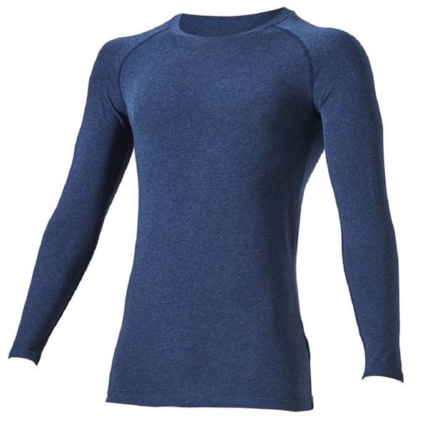 鳳皇 485 ホットインナー (杢ネイビー 4Lサイズ 3枚セット)