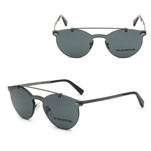ゼニア サングラス ZEGNA EZ0069/S 20A 00 Ermenegildo Zegna ノーズパッド UVカット ガンメタル ダークグレー