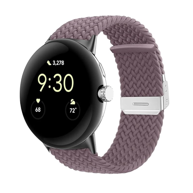 [LuFiYa] バンド For Google Pixel Watch 2/Google Pixel Watch 対応 時計バンド バンド ナイロン スポーツバンド 編組バンド 伸縮性 速乾性 交換ベ
