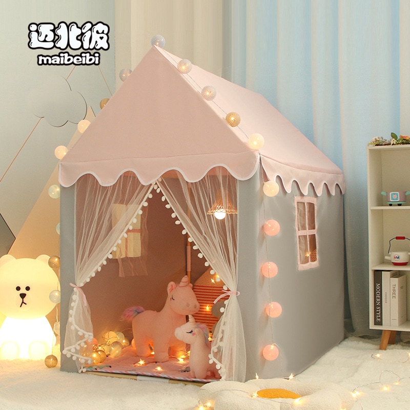 Maibeibi Children s Tent Game House屋内コットンガールプリンセスルームおもちゃの家の子供用テント