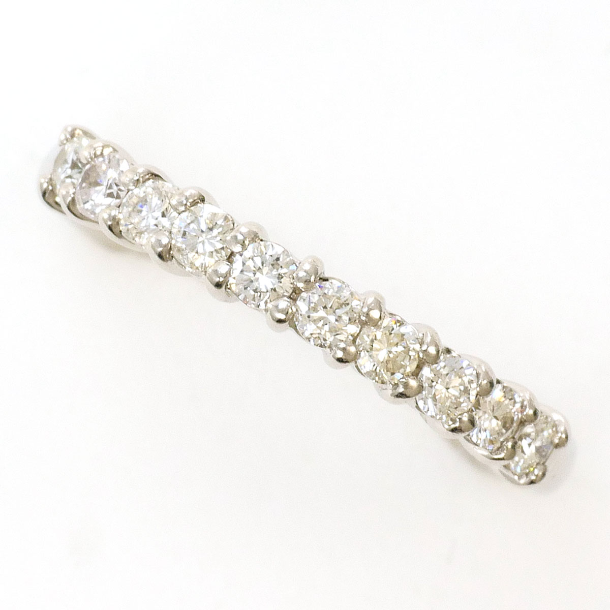 PT900 プラチナ リング・指輪 5号 ダイヤモンド 0.25ct 総重量約2.7g 中古