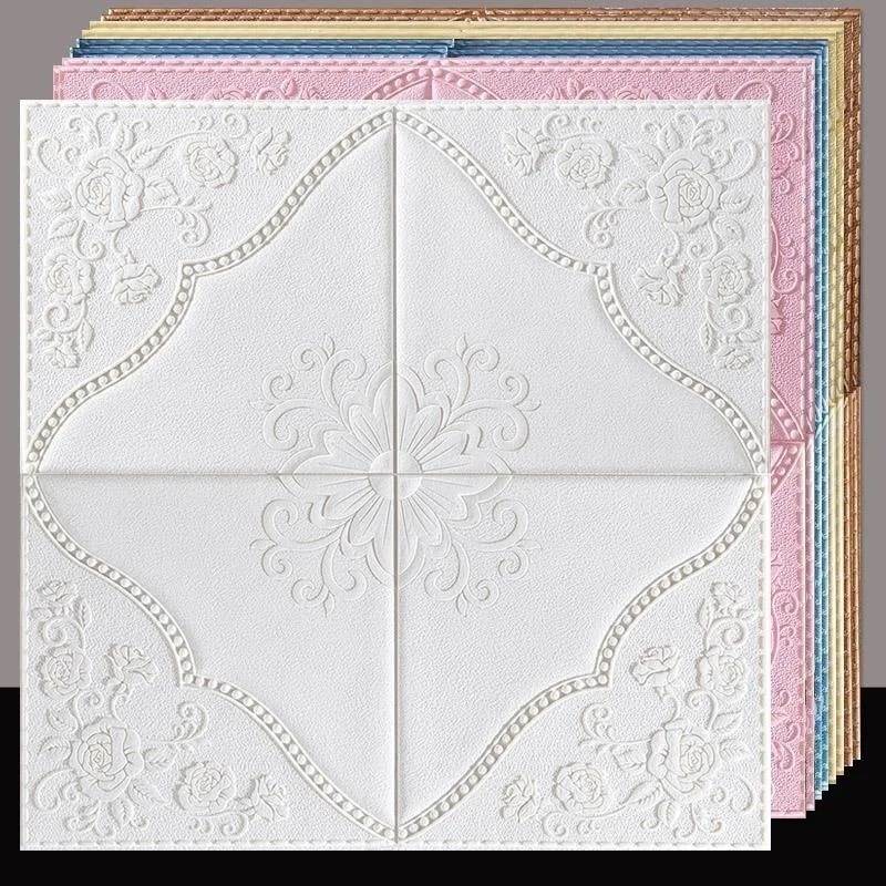 3D自己粘着性の壁紙 立体的な背景 天井と屋根の装飾 寝室の壁 10,599円