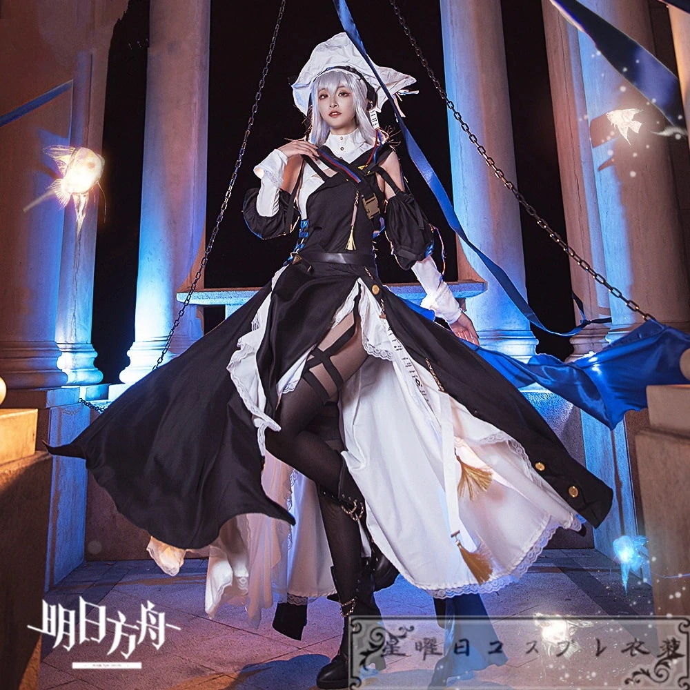 アークナイツ 明日方舟 归溟幽灵鲨 コスプレ衣装 コスチューム ハロウィン 変装 仮装期間限定30％