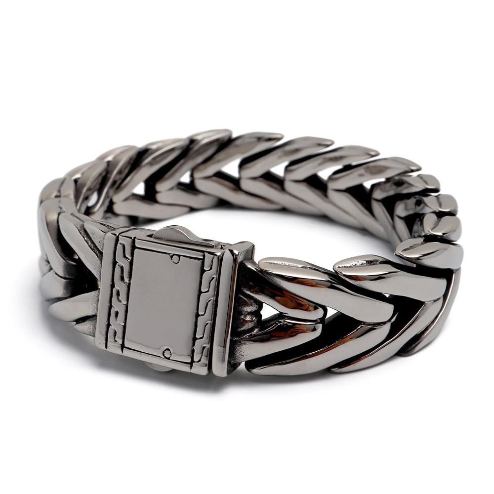 316L 稲チェーンブレスレット [b757]