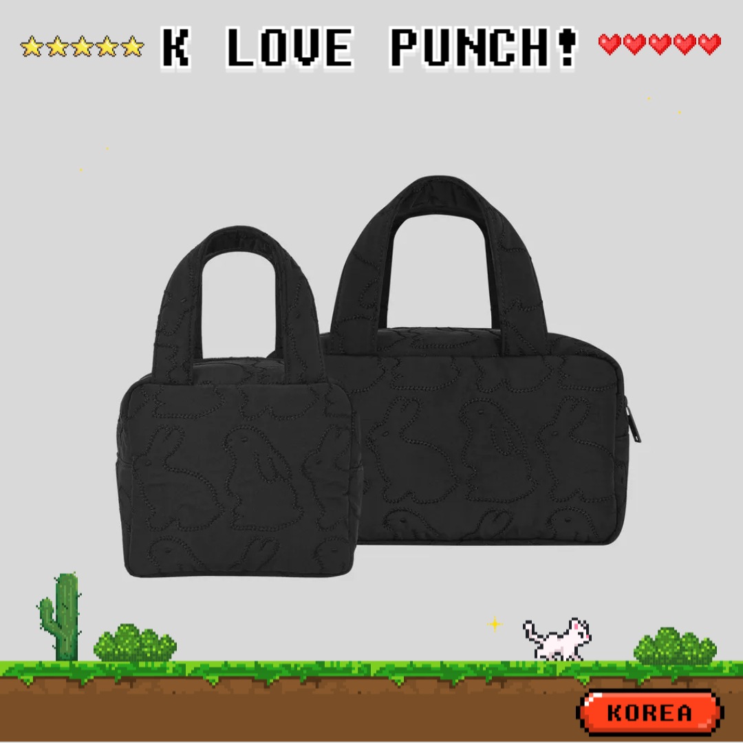 KBP Stitch Little Bunnies Box Bag (2size) / Kittybunnypony Tote Bag