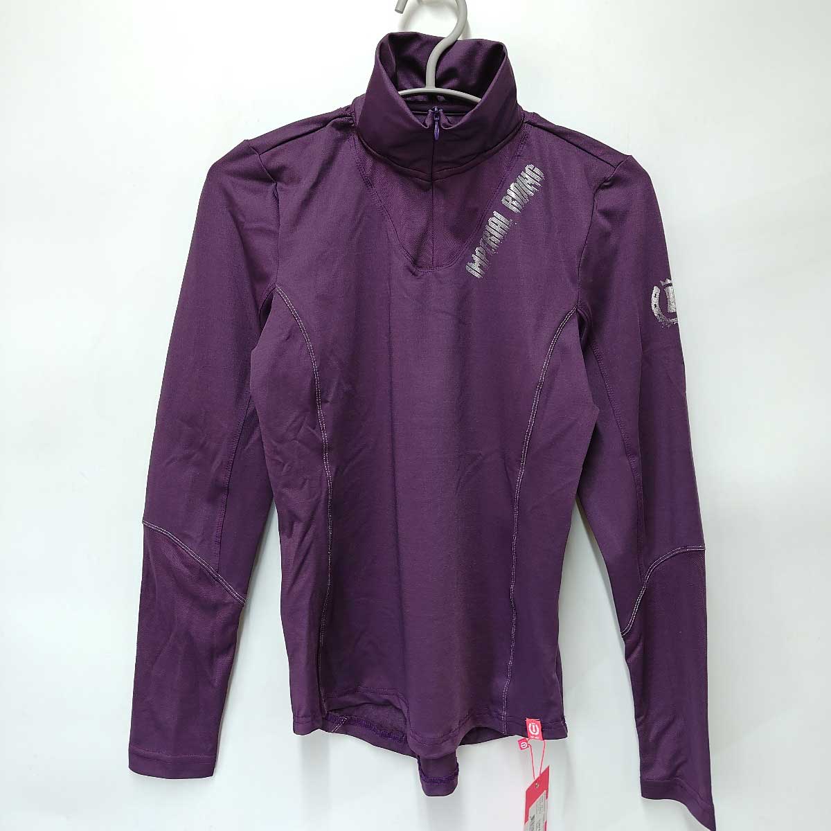 【中古・未使用品】インペリアルライディング 乗馬 馬術 ハーフジップ ストレッチ ライディング ジャケット IMPERIAL RIDING S パープル KL35319000 レディース