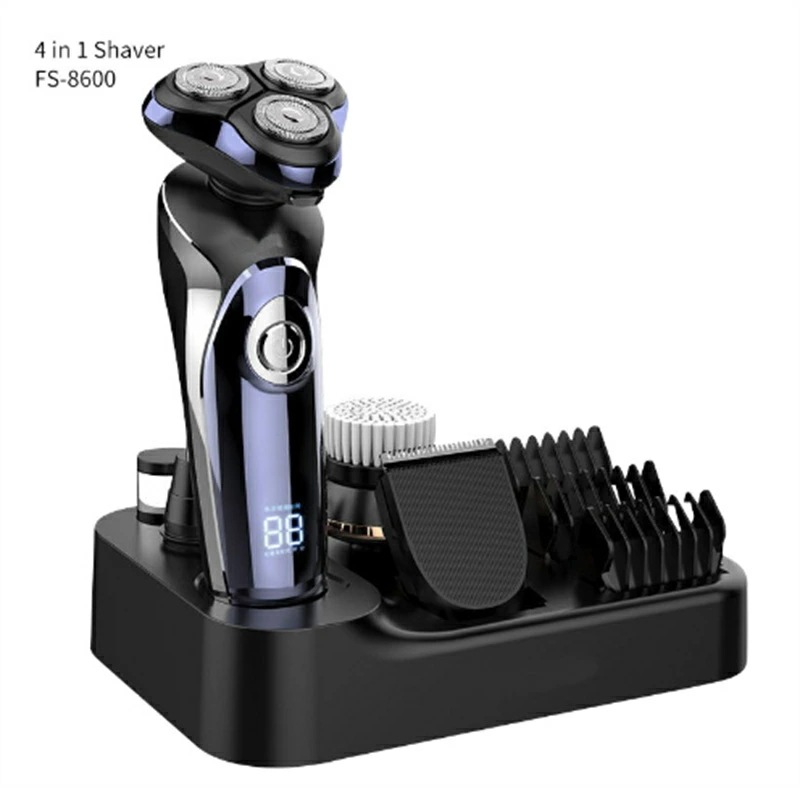 メンズマルチケア！5 in 1！便利なスタンド！メンズシェーバー 髭剃り 電気シェーバー ボディシェーバー 多機能セット IPX7防水 回転式 1台5役 髭そり 髪そり 鼻毛剃り 洗顔 もみあげそり