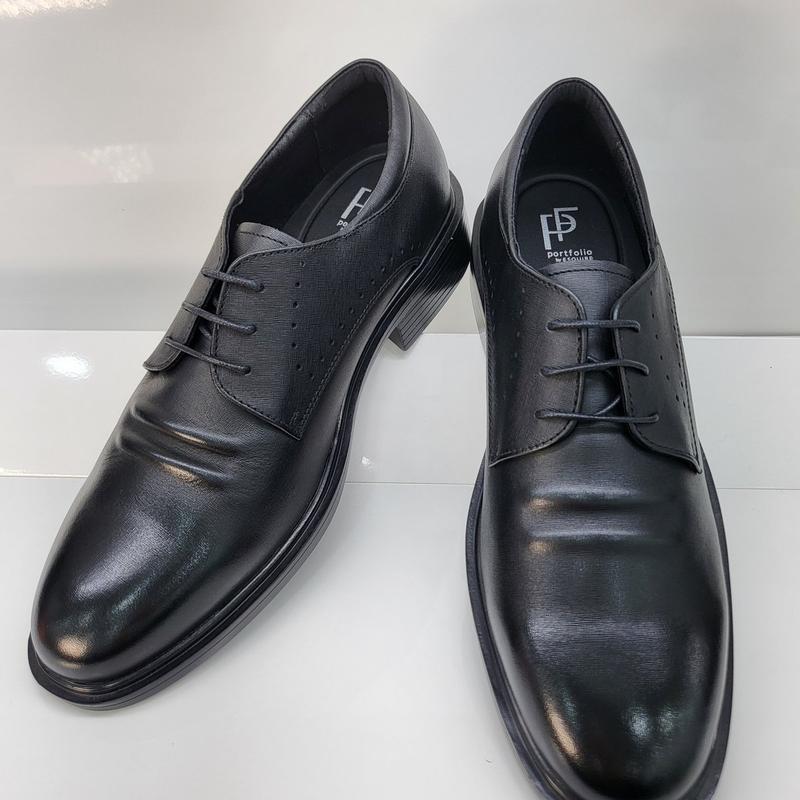 天然牛革正装靴ベーシックブラック