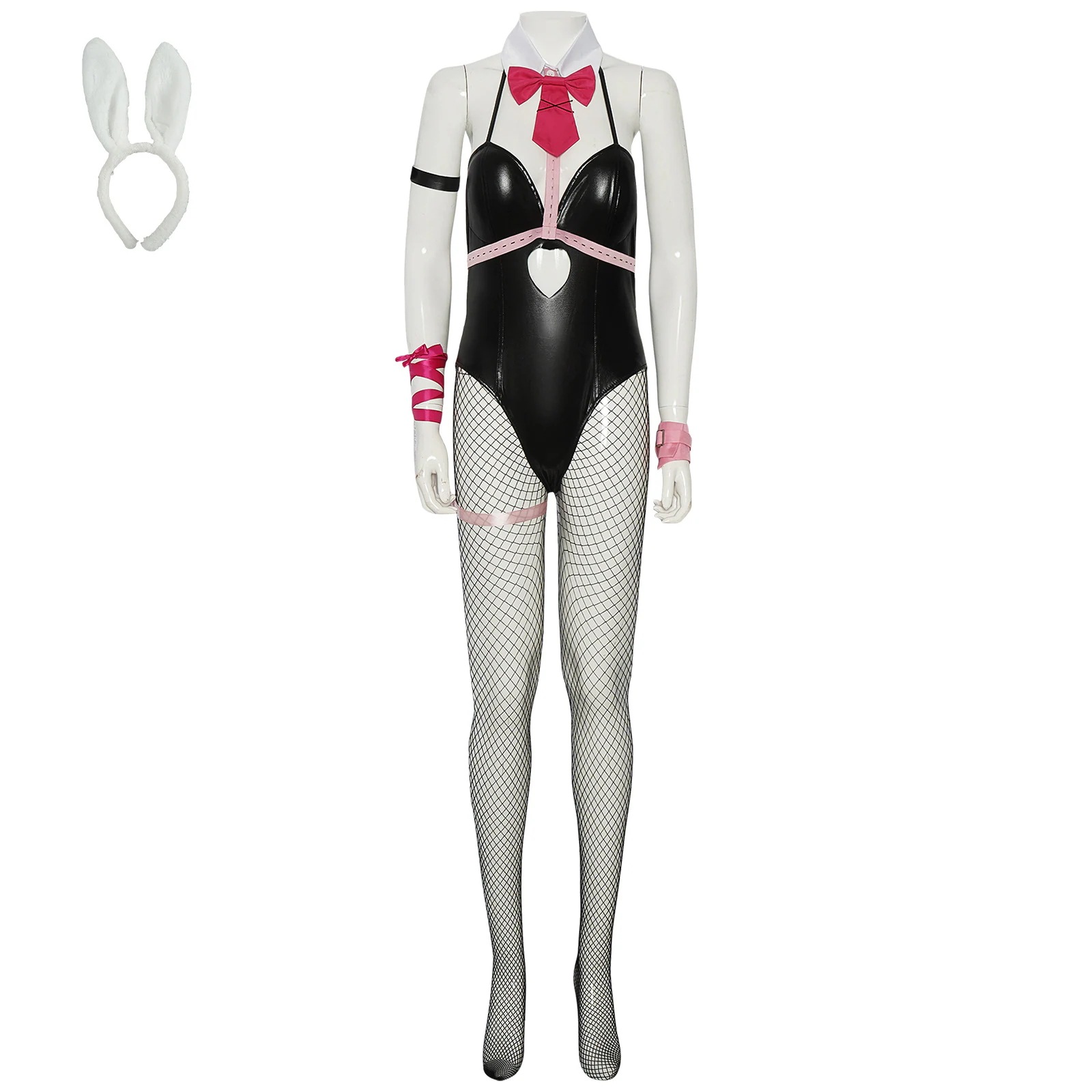 【迅速な出荷】ウサギ穴服ハロウィーンウサギ女セクシーなワンピース水着コスプレキャラクターは服装を演じます