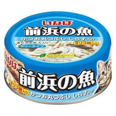 【48個セット】いなばペットフード 前浜の魚かつお丸つぶししらす入り115g
