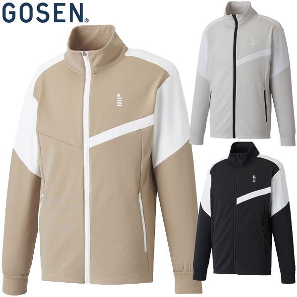 GOSEN ゴーセン ユニ　裏起毛ストレッチジャケット W2440 テニス 保温 軽量 ストレッチ