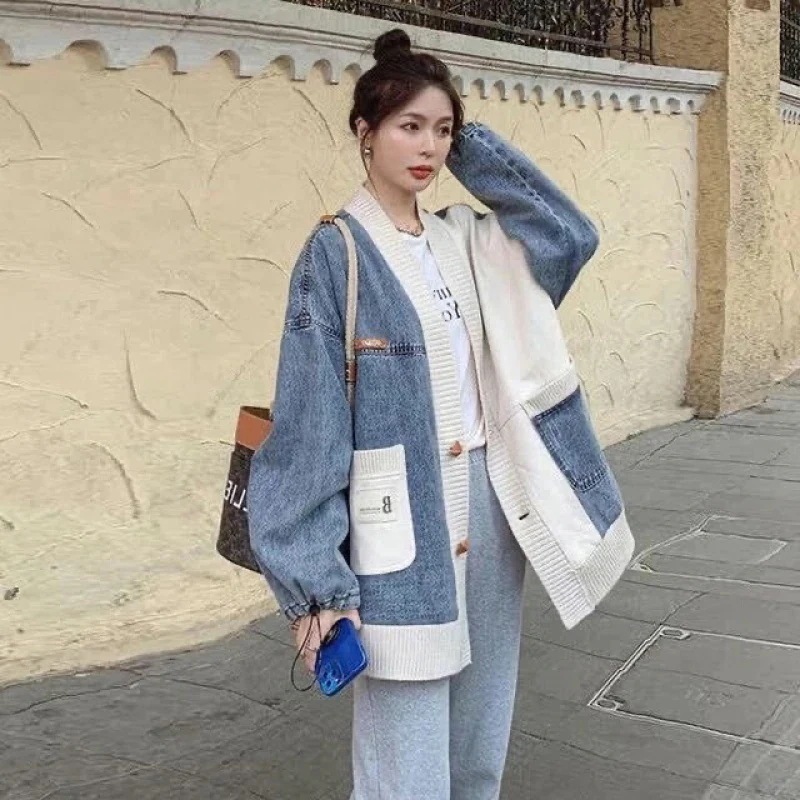 2025春新作 デニムジャケット レディース 流行 高級 せっけいかんかく 上着 春アウター 韓国ファッション