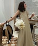 ベージュ（ロング丈）