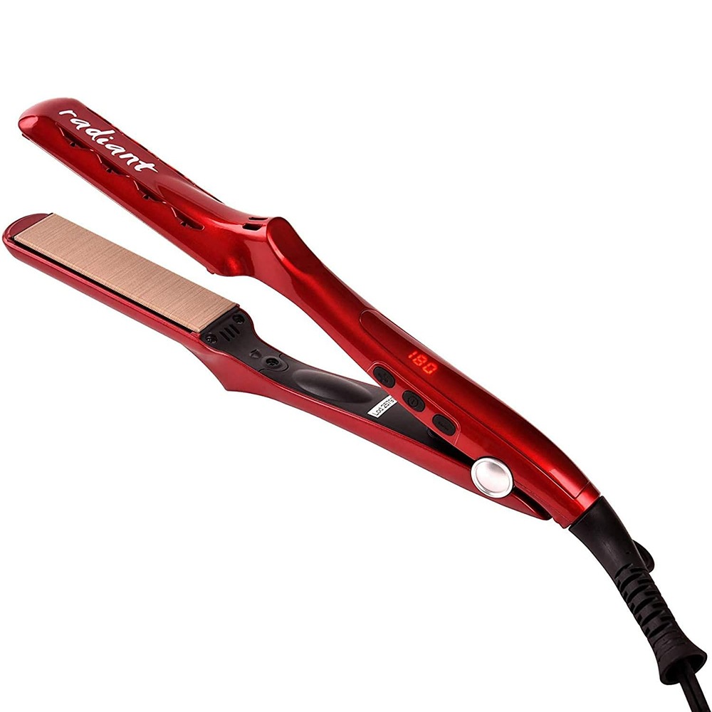 B next ラディアント 28mm シルクプロ ヘアアイロン ストレート レッド LM-125-R コード式 (sa)