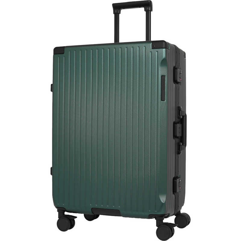 SKYNAVIGATOR　スーツケース フレームタイプ 旅行日数目安：1週間 74L 預け入れ無料 ［ TSAロック搭載 ］ グリーン　SK-0895-63-GR