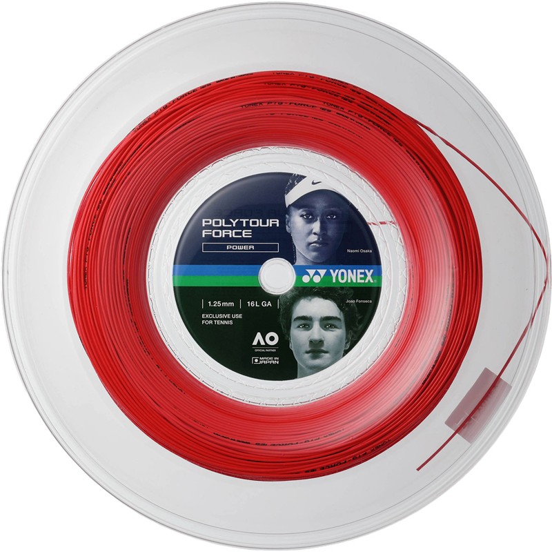ポリツアーフォース125(200M) テニス硬式 ガツト (ptfo25r2-212)