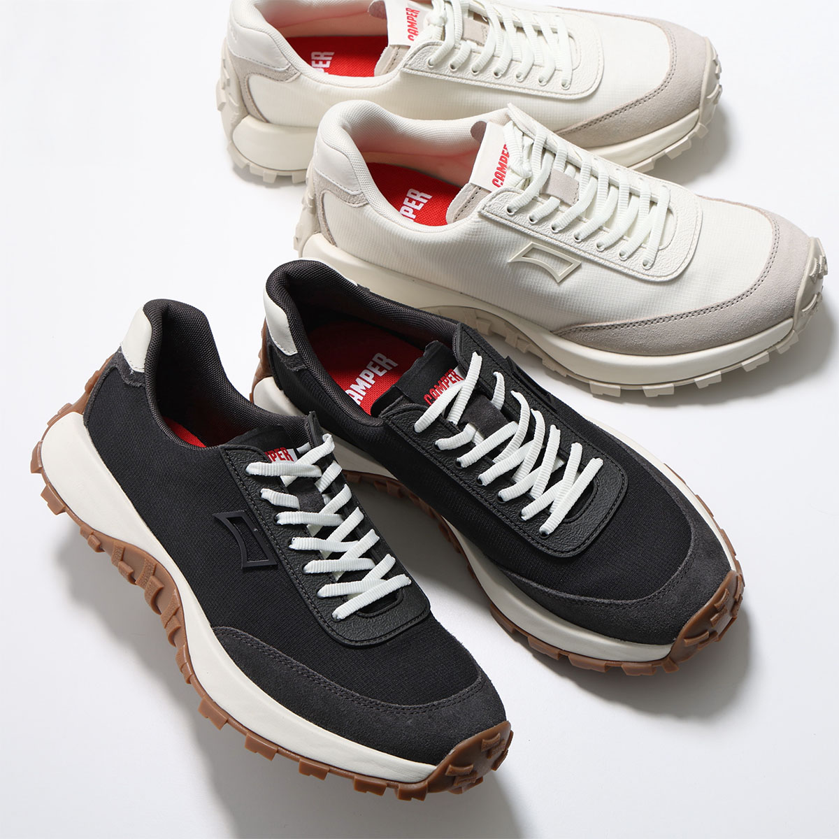 CAMPER カンペール スニーカー Drift Trail ドリフトトレイル K100864-007 メンズ ロゴ VIBRAMソール ローカット シューズ 靴 カラー2色